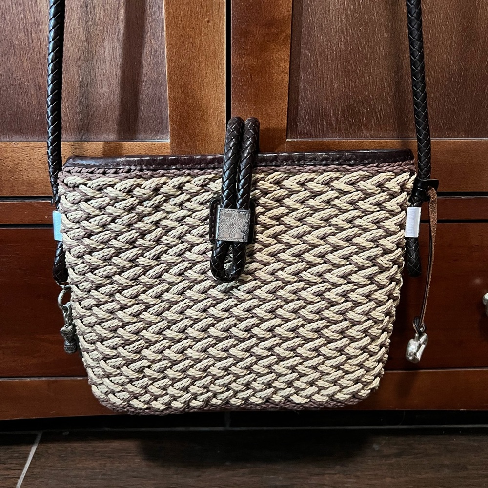 Vintage Brighton Small Straw Bag